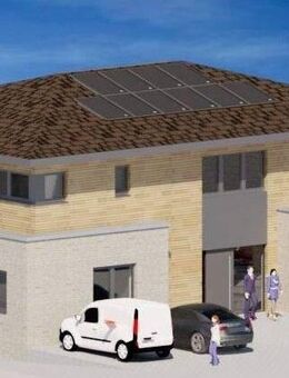 Wohnen mit Blick ins Grüne / komplett einzugsfertig / barrierefrei / Aufzug / große Dachterrasse / energetisch top / Stellplatz direkt am Haus - Haltern (See)