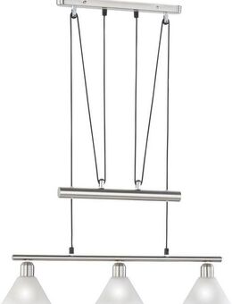 TRIO Leuchten Pendelleuchte Stamina, Seilzugmechanismus, ohne Leuchtmittel, Hängeleuchte, Hängelampe, höhenverstellbar