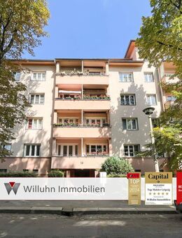 Neu sanierte 3-Raum-Wohnung mit Balkon in ruhiger Seitenstraße - Leipzig