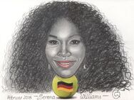 Serena Williams - Portrait (Originalzeichnung) - Rodgau