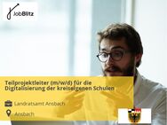 Teilprojektleiter (m/w/d) für die Digitalisierung der kreiseigenen Schulen - Ansbach
