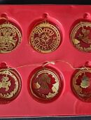 Weihnachtsbaumanhänger Set mit 6 verschiedenen Motiven - OVP in 45279