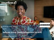 Referent Group Talentmanagement (m/w/d) - Biberach (Riß)