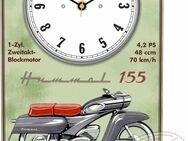 Oldtimer Wanduhr Motiv DKW Hummel 155 Motorrad Geschenk Bike Blechbanane - Bad Berleburg