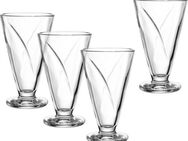 LEONARDO Eisschale CONO, Eisbecher aus Glas, 360 ml, 4er-Set, Glas, (Set, 4-tlg), spülmaschinengeeignet