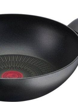 Tefal Wok Unlimited, Aluminium, kratzfest, Induktion, Temperaturanzeiger, Made In France, Ø 28 cm