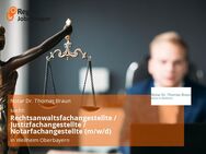 Rechtsanwaltsfachangestellte / Justizfachangestellte / Notarfachangestellte (m/w/d) - Weilheim (Oberbayern)