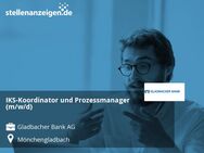IKS-Koordinator und Prozessmanager (m/w/d) - Mönchengladbach