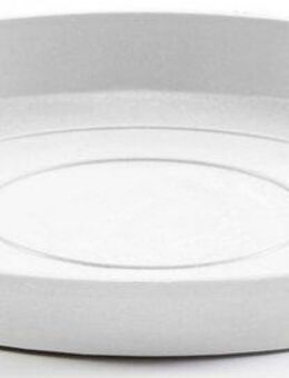 ECOPOTS Topfuntersetzer Rund 30 Weiß, Zubehör für Ecopots Pflanzgefäße, für innen und außen: frostsicher, bruchsicher und lichtbeständig
