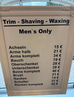 Körperpflege für den Mann - Mannheim
