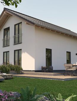 Haus mit 1m Dachüberstand, Preis inkl. Grundstück, massiv gebaut - Röhl