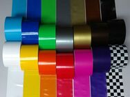 Absperrband/ Flatterband bunt farbig 75mm x 100m - Berlin