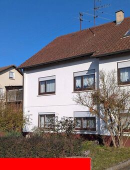 REDUZIERT: Doppelhaushälfte in guter Lage mit Potenzial zum MFH in Seitingen - Seitingen-Oberflacht