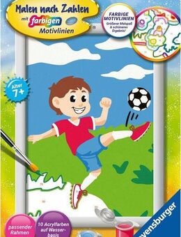 Ravensburger Malen nach Zahlen Spaß am Fußball, Made in Europe