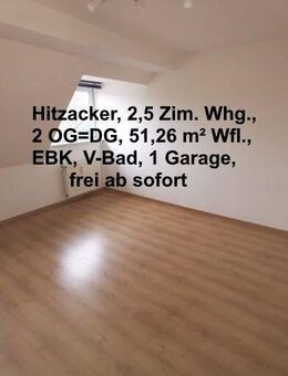 Hitzacker: 2,5 Zimmer DG-Wohnung - Hitzacker (Elbe)