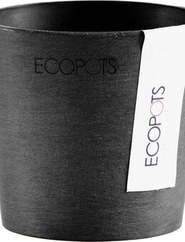 ECOPOTS Blumentopf AMSTERDAM Mini Dark Grey, BxTxH: 8x8x7 cm