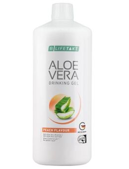 Aloe Vera Drinking Gel Pfirsich Trink Saft 1 x 1 L MHD 03 2026 ganz frisch - Egg b. Zürich