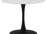 HELA Bistrotisch PAOLA Esstisch rund, 90 cm, robuste Steinplatte, verschiedene Steinfarben, Pflegeleicht