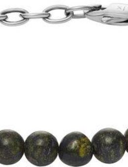 ARMANI EXCHANGE Armband Schmuck Geschenk Armschmuck Armkette Kugeln, AXG0141040, mit Achat, Serpentin