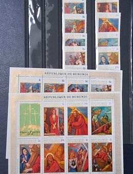 Briefmarken Burundi 1970 Ostern/Gemälde/Religion gezähnt - Görlitz