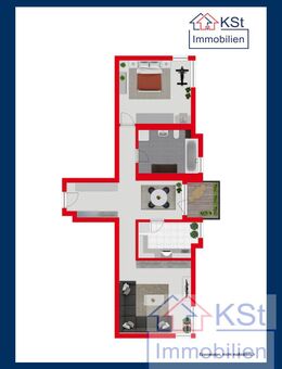 Sofort bezugsfrei! Interessante Dachgeschosswohnung mit Weitblick - hell, modern & zentral! - Markkleeberg