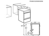 AEG Elektro-Standherd CCB6206ABW, mit FlexiRunners™ – Teilauszug (2 Paar), glatte Innenwände aus CLEAN-Emaille