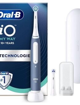Oral-B Elektrische Zahnbürste iO My Way, Aufsteckbürsten: 2 St., iO Technologie