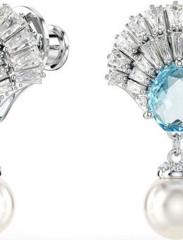 Swarovski Paar Ohrstecker Idyllia E Fauna Drop Muschel, mit Swarovski® Kristall - mit Swarovski® Perle