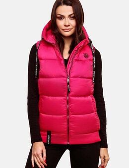 Navahoo Steppweste Kassidy stylische ärmellose Damen Weste mit Kapuze