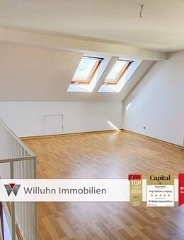 Helle 4-Zimmer-Maisonette mit Balkon und Stellplatz in ruhiger Lage - Machern
