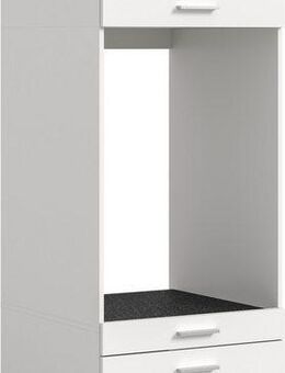 welltime Waschmaschinenumbauschrank FALAS, TOPSELLER, Höhe 195 cm, 2 Klappen, 1 Auszug, viel Stauraum (1-St., in verschiedenen Farben erhältlich, für Waschmaschine & Trockner) Waschmaschine, Trockner, Waschmaschinenschrank, Umbauschrank, Wäsche