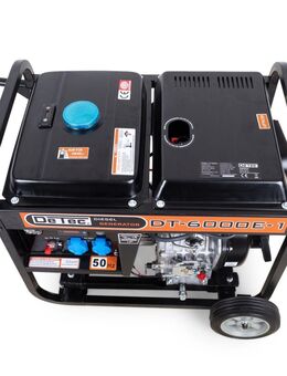 DeTec. Diesel Stromerzeuger 5500 Watt Stromaggregat mit 230 V Generator Notstrom - Mönchengladbach Zentrum