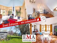Frühlingserwachen im Grünen - Landhaus-Charme trifft kreative Freiheit - Wohnensemble mit zwei Häusern - Nauen