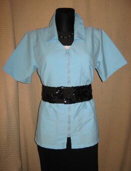 NEU* Klassisch, sportive * Kurzarm * Designer * Jacke/ Hemd- Bluse * Gr. 36- 38/ S, türkis* - Riedlingen Zentrum