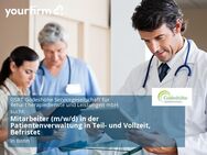 Mitarbeiter (m/w/d) in der Patientenverwaltung in Teil- und Vollzeit, Befristet - Bonn