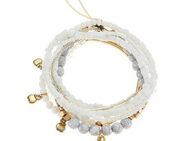 LASCANA Armketten Set, elastisches Armband mit Anhänger, Armband Set