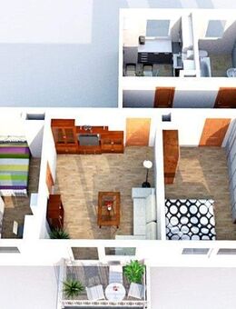sanierte, helle 3-Raum-Wohnung mit Balkon und Tageslichtbad in ruhiger Lage - Leisnig