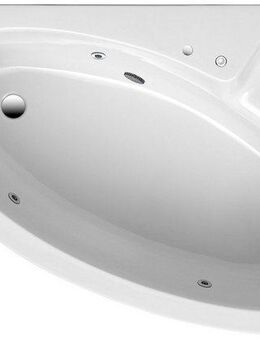 OTTOFOND Whirlpool-Badewanne Salinas A, (Komplett-Set, 3-tlg), Typ 1, chrom