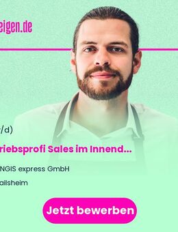 Vertriebsprofi Sales im Innendienst (m/w/d)im Bereich Gastronomie & Hotellerie für das Verkaufsgebiet Bayern & Baden Württemberg - Crailsheim