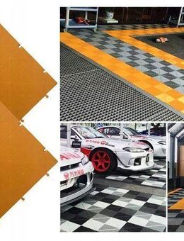 Modularer Boden-Puzzle-Fliesen 40x40cm Garage Werkstattboden Werkstatt Design 2 - Wuppertal