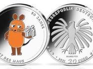 20 Euro Gedenkmünze 2021, 925er Silber, "Die Sendung mit der Maus", A (Berlin), PP in Münzkapsel - Bamberg