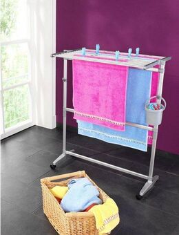 Ruco Turmwäscheständer, Aluminium/Kunststoff, 8 m Trockenlänge