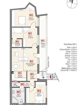 4-Zimmer Wohnung bezugsfrei zu vermieten - Villingen-Schwenningen