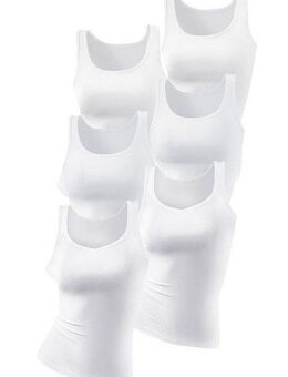 petite fleur Achselhemd (6er-Pack) aus reiner Baumwolle, Tanktop, Unterziehshirt