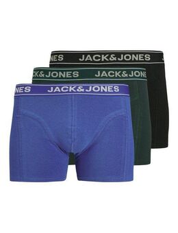 Jack & Jones Trunk JACBLACK – Boxershorts mit Stretch, Jersey und mittlerer Taille (Packung, 3-St) unifarben, modisch, regular fit, Jersey