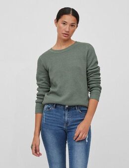 Vila Rundhalspullover VIDALO O-NECK L/S KNIT TOP- NOOS