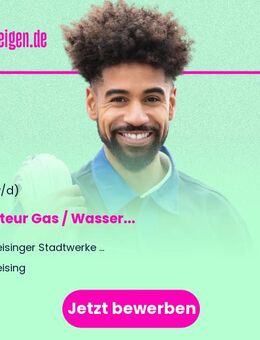 Monteur Gas / Wasser (m/w/d) - Freising