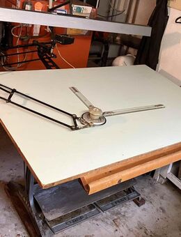 Nestler Zeichenbrett, vintage, voll funktionsfähig - Keltern