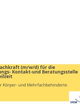 Beratungsfachkraft (m/w/d) für die Koordinierungs- Kontakt-und Beratungsstelle (KoKoBe) Teilzeit - Aachen