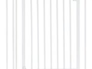 Hauck Türschutzgitter Clear Step Set 2 inklusive Verlängerung 9 cm, White, auch als Treppenschutzgitter verwendbar, 84-89 cm, flacher Durchgang